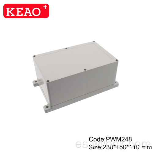 Caja de montaje en pared caja impermeable para exteriores caja impermeable ip65 caja de conexiones de plástico con terminales caja estanca